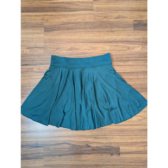OQQ Emerald Green High Waisted Skirt size XXL - Picture 4 of 4